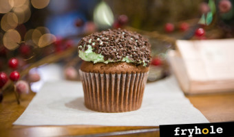 Teacake Bake Shop: Chocolate Mint Cupcake