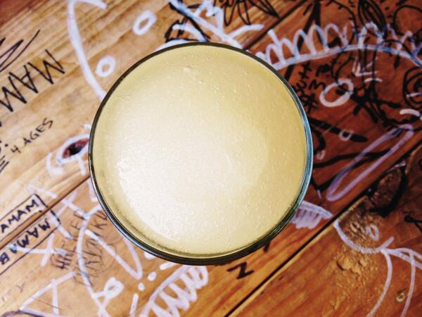 frozen cider slushie