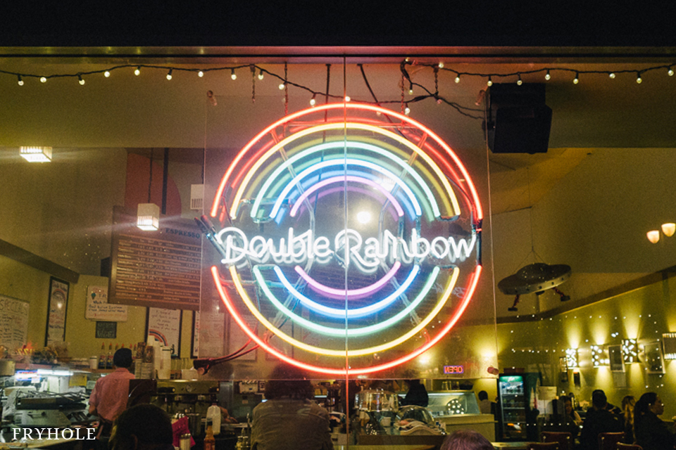 double rainbow ice cream