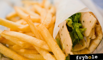 Ayola: Chicken Gyro & Fries