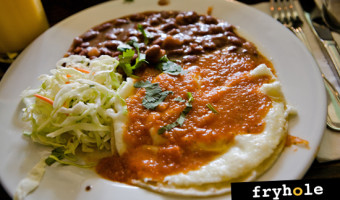 Weird Fish SF: Huevos Rancheros, Fish Taco, Fries