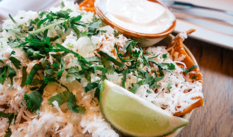 Nopalito: Carnitas and Totopos con Chile