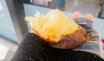 Hot Roasted Sweet Potatoes